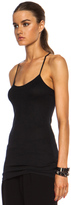 Thumbnail for your product : Helmut Lang Voltage Rib Long Micro Modal Cami in Black
