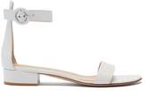 Thumbnail for your product : Gianvito Rossi Portofino 20 Block Heel Leather Sandals - Womens - White