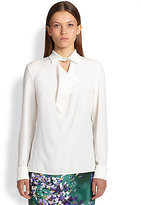 Thumbnail for your product : Escada Stretch Silk Cowl Blouse