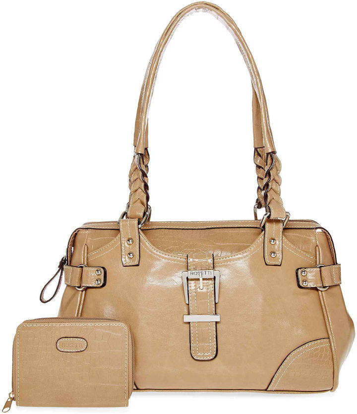 JCPenney Rosetti Buckle Down Satchel ShopStyle
