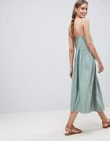Thumbnail for your product : ASOS Tall Tall Button Through Casual Cami Midi Smock Sundress