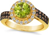 Thumbnail for your product : LeVian Green Apple Peridot (1-1/5 ct. t.w.) & Diamond (1/2 ct. t.w.) Ring in 14k Gold