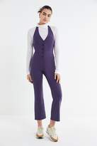 Thumbnail for your product : Urban Outfitters Nico Button-Front Halter Jumpsuit