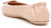 Thumbnail for your product : Tory Burch MINNIE TRAVEL BALLERINAS 8 Pink,Beige Leather