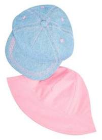 F&F 2 Pack Of Cap And Bucket Hat Set 0-3 months