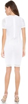 Thumbnail for your product : Alexander Wang Crochet Fitted Tee Dress