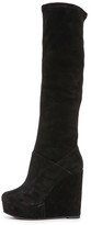 Thumbnail for your product : Alice + Olivia Yula Platform Knee High Boots