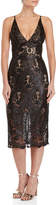 Thumbnail for your product : Dress the Population Angela Sequin Midi Dress