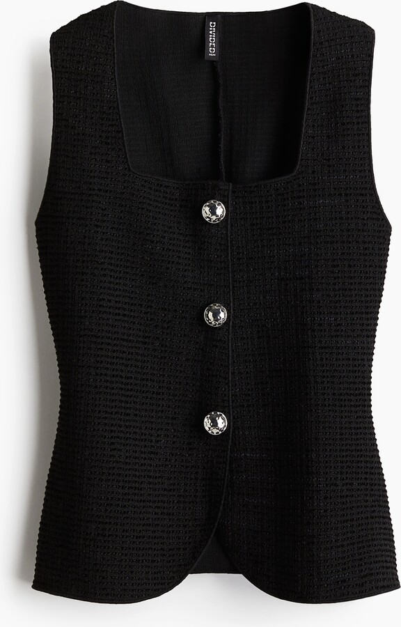 H&M Textured Jersey Vest