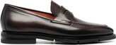 Thumbnail for your product : Santoni Calf Leather Loafers