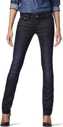 G Star Jeans Attacc Mid Waist Straight Jeans Women's