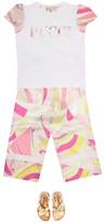 Thumbnail for your product : Emilio Pucci Kids Printed stretch cotton T-shirt