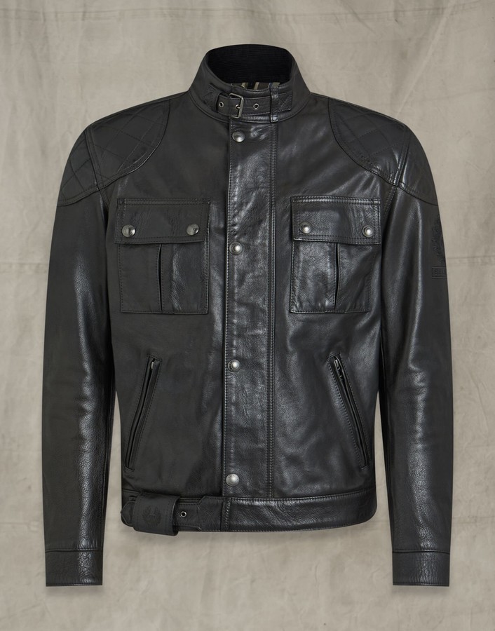 Belstaff Brooklands Leather Jacket - ShopStyle