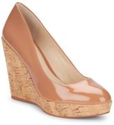 Thumbnail for your product : Vince Camuto Faran Patent Leather Cork Wedge Pumps