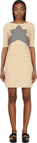 Thumbnail for your product : Carven Ochre Zig Zag Brocatelle Dress