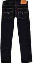 Thumbnail for your product : River Island Boys Levi's dark blue skinny fit jeans