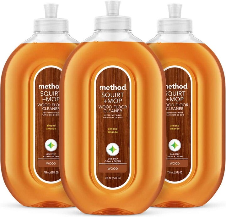 Method Products 25 oz. Almond Squirt Plus Mop Wood Floor Cleaner (3-Pack)