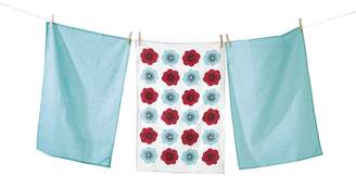 Ambrosia Lola & Kit Tea Towels Set of 3 Blue