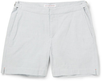 Orlebar Brown Cavrin Slim-Fit Seersucker Cotton Shorts