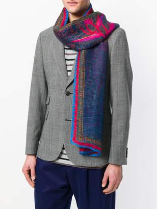 Etro mixed print scarf