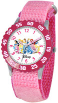 Thumbnail for your product : Disney Watch, Kid's Princess Time Teacher Pink Velcro Strap 31mm W000042
