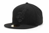 Thumbnail for your product : New Era Cleveland Indians Black on Black Fashion 59FIFTY