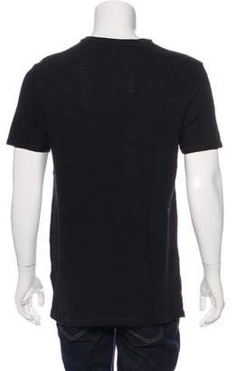 AllSaints Solid Woven T-Shirt