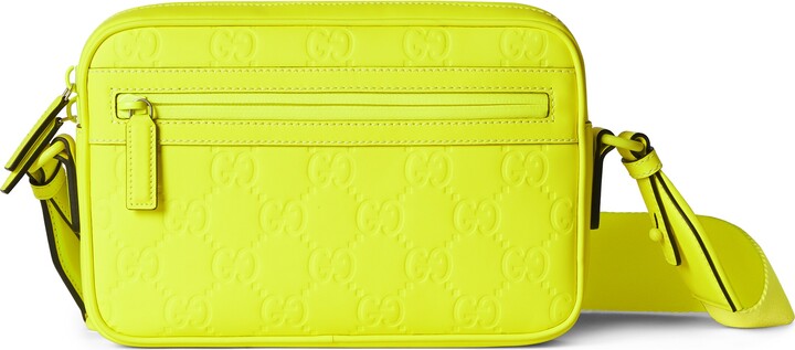 Gucci GG rubber-effect crossbody bag ShopStyle