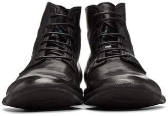 Officine Creative Black Standard 7 Boots