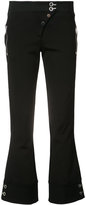 Versace - cropped trousers - women - Polyamide/Spandex/Elasthanne/Viscose - 38