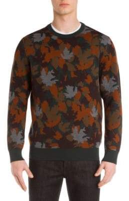 Ermenegildo Zegna Autumn Leaves Wool Blend Sweater