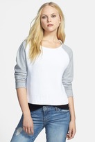 Thumbnail for your product : Vince Camuto Terry Sleeve Shaker Stitch Sweater