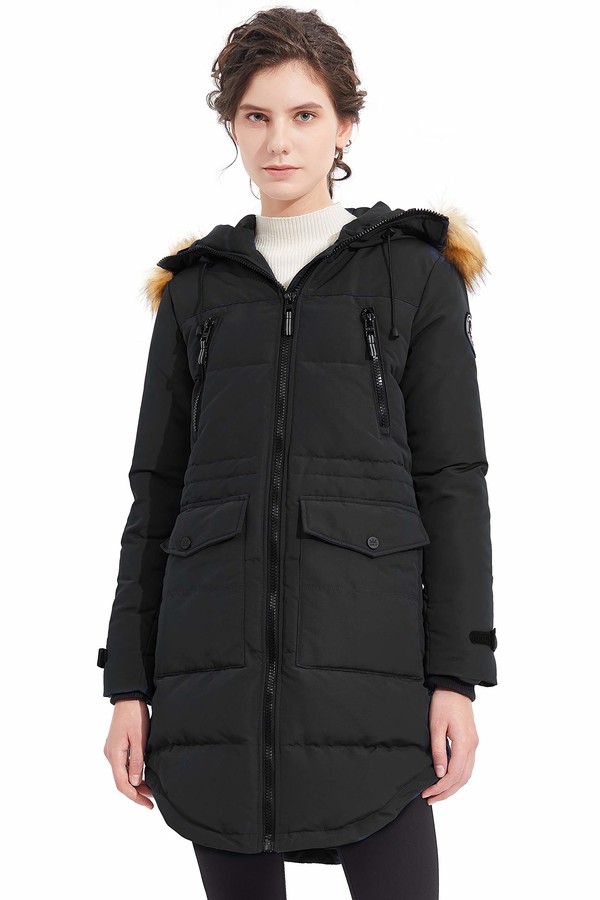 Orolay Outdoor Warm Down Coat for Women Winter Insulated Quilted Puffer Jacket 