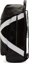 Thumbnail for your product : Neil Barrett Black Leather & Calf-hair Backpack
