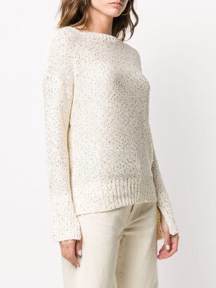 Snobby Sheep Sequin Embroidered Sweater