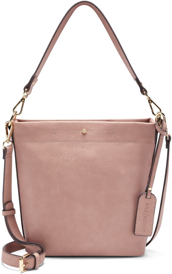 Sole Society Beryl Faux Leather Bucket Bag ShopStyle