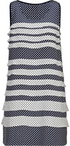 Thumbnail for your product : Marc by Marc Jacobs Polka Dot Silk Ruffled Shift Dress