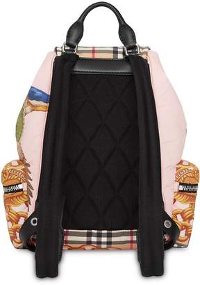 Burberry The Medium Rucksack in Archive Scarf Print
