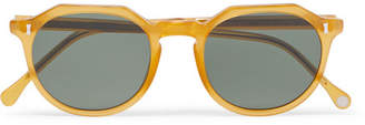 Cubitts - Cartwright Round-frame Acetate Sunglasses - Yellow