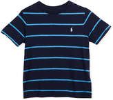 Thumbnail for your product : Ralph Lauren Childrenswear Slub Jersey Stripe T-Shirt, Blue, Size 2-4