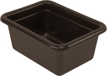 Quantum Storage Systems Bussing Tub, 9-1/16"W x 12-1/16"L x 5-1/8"H, polypropylene, , NSF, case of 12