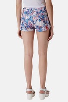 Thumbnail for your product : Topshop Moto Floral Denim Shorts