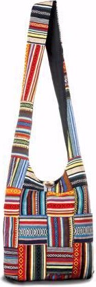 Jupiter Gear Home Patchwork Striped Hobo Bag