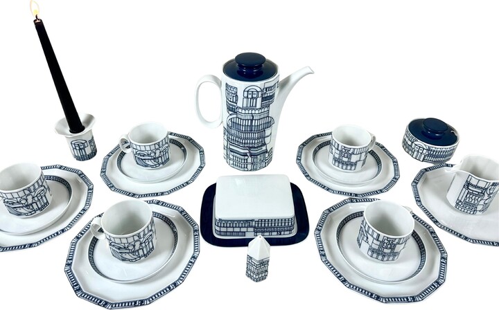 Rosenthal Vintage Studio Line Dinnerware Set Eduardo Paolozzi Design