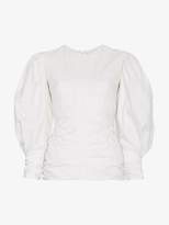 Isabel Marant Cotton blouse with voluminous sleeves