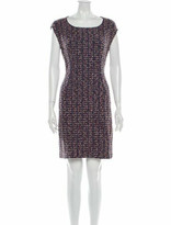 Thumbnail for your product : St. John Tweed Pattern Mini Dress Blue