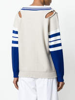 Thumbnail for your product : Ports 1961 stripe detail sweater