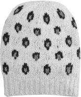 Thumbnail for your product : Autumn Cashmere Handknit Leopard Intarsia Hat