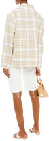 Thumbnail for your product : MM6 MAISON MARGIELA Checked crepe blazer