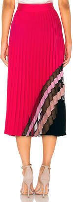 Milly Pleat Maxi Skirt